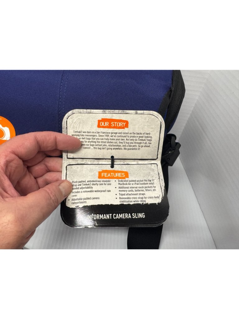 Timbuk2 Informant Camera Sling Bag Night Blue New With Tags — image 5 of 8